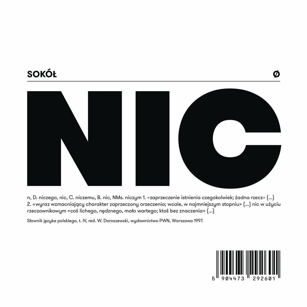 Okładka: 2 SOKÓŁ - NIC