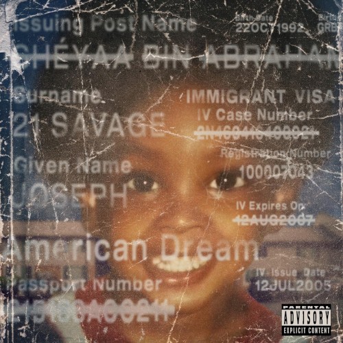 Okładka: 21 SAVAGE - american dream