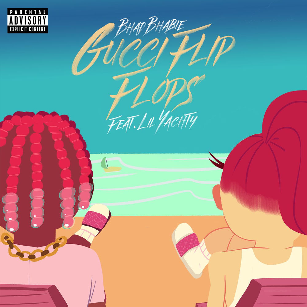 Okładka: Bhad Bhabie, Lil Yachty - Gucci Flip Flops