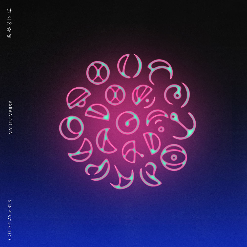 Okładka: Coldplay, BTS - My Universe