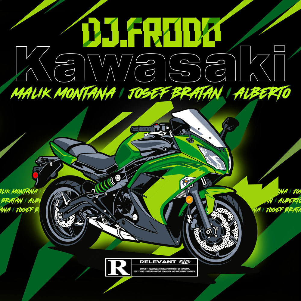 Okładka: DJ.Frodo, Alberto, Josef Bratan, Malik Montana - Kawasaki