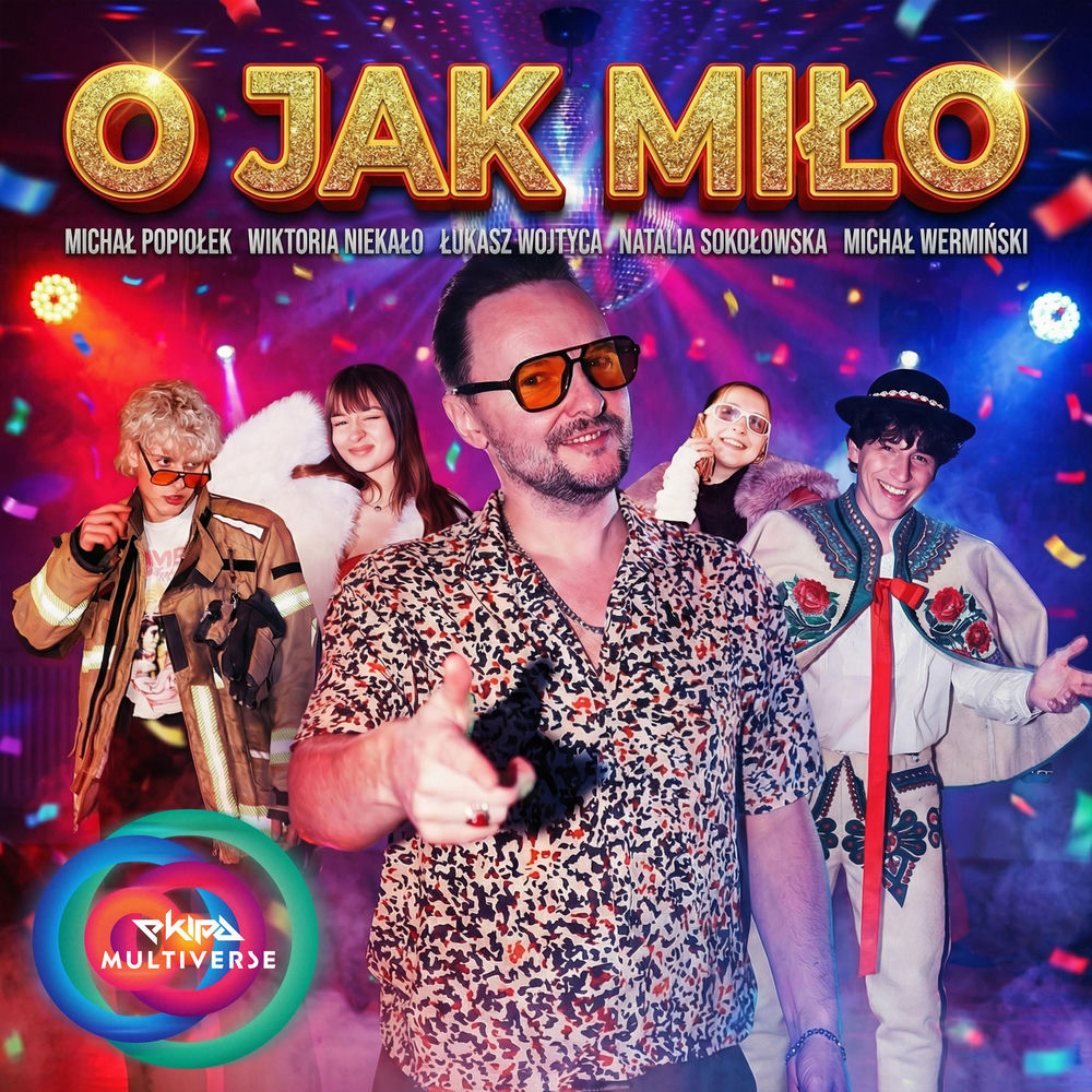 Okładka: Ekipa, Wujek Łuki, Wiktoria Niekało, Michu Kontrabas, $okolica, KuzynMichu, TOODAY - O jak miło