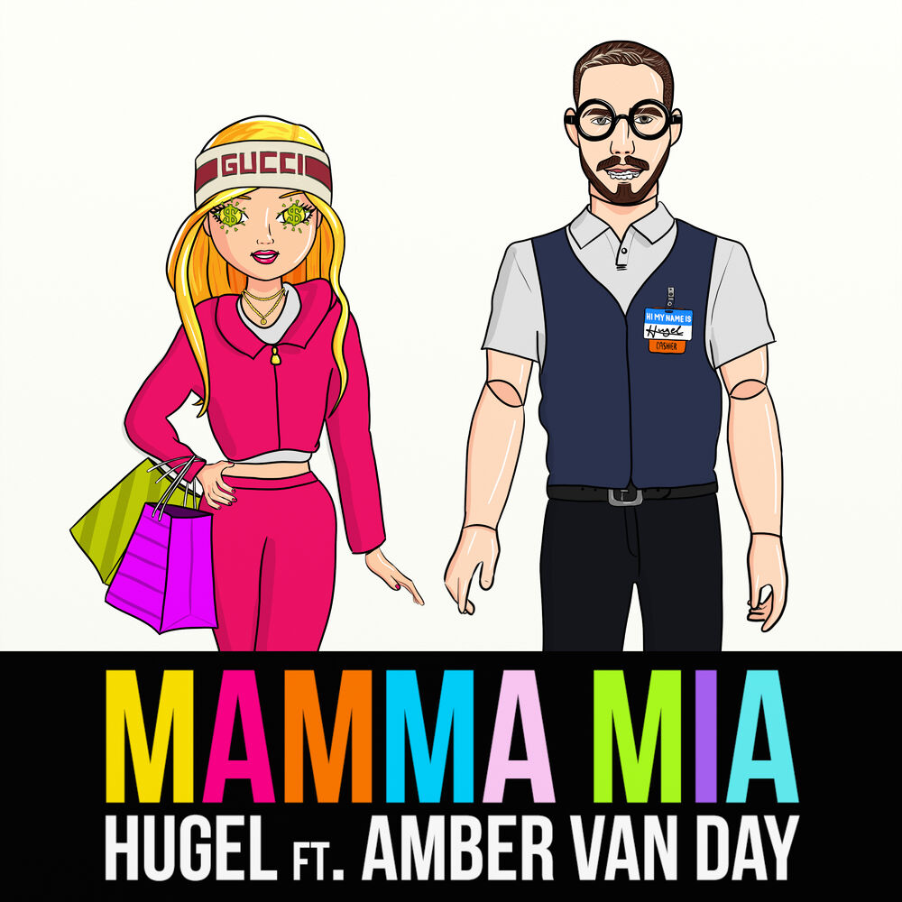 Okładka: HUGEL, Amber Van Day - Mamma Mia