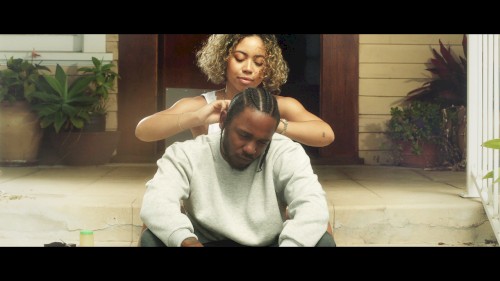 Okładka: KENDRICK LAMAR - LOVE.