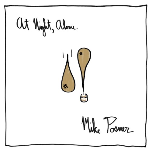 Okładka: MIKE POSNER - At Night, Alone.
