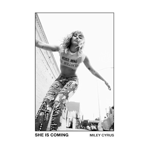 Okładka: Miley Cyrus - SHE IS COMING