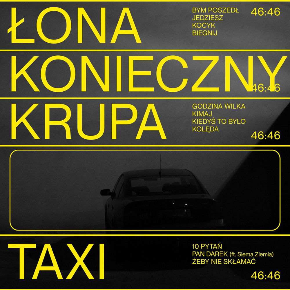 Okładka: Łona, Andrzej Konieczny, Kacper Krupa - Taxi