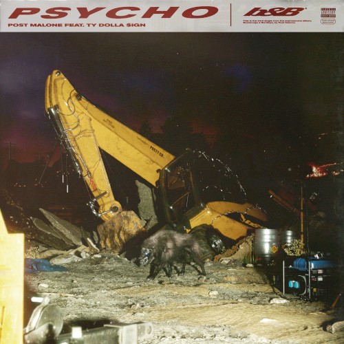 Okładka: POST MALONE - Psycho