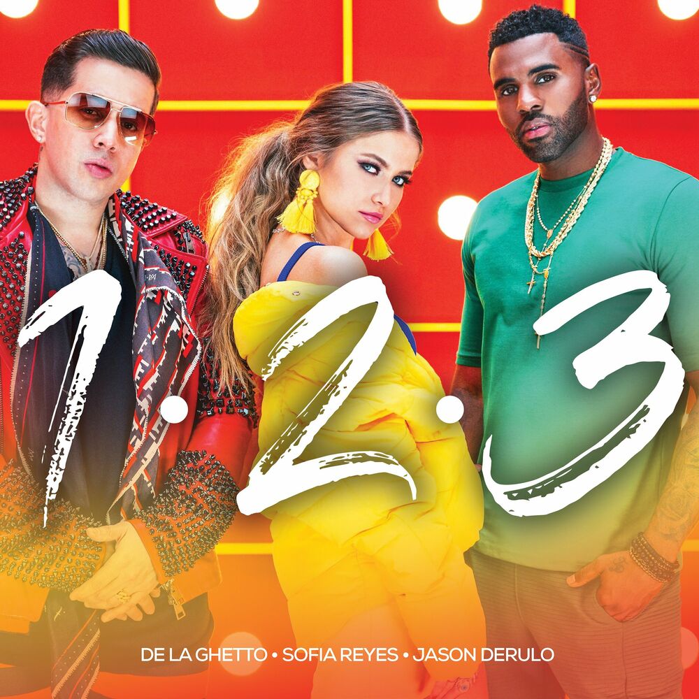 Okładka: Sofía Reyes, Jason Derulo, De La Ghetto - 1, 2, 3
