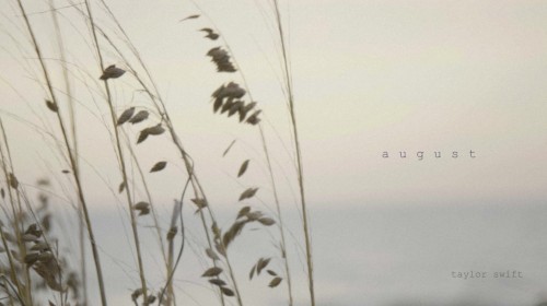Okładka: Taylor Swift - august