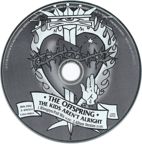 Okładka: THE OFFSPRING - THE KIDS AREN’T ALRIGHT