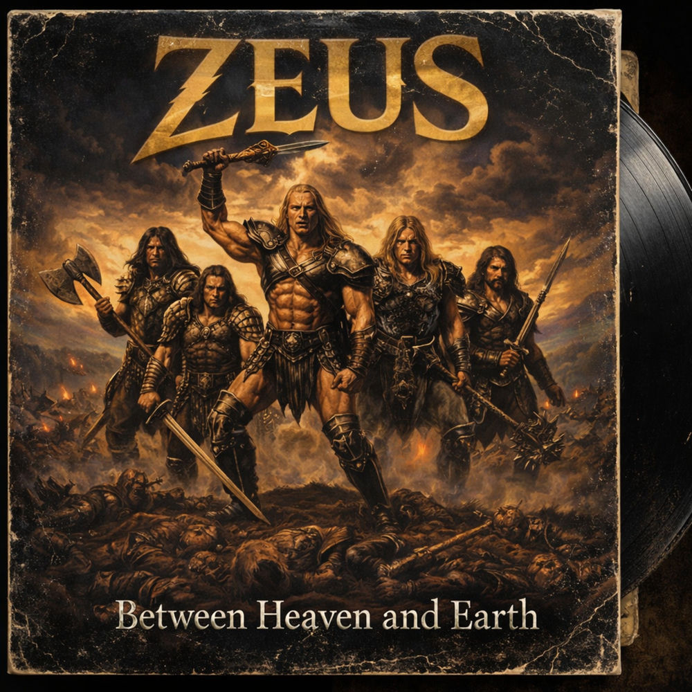 Okładka: ZEUS - BETWEEN HEAVEN AND EARTH