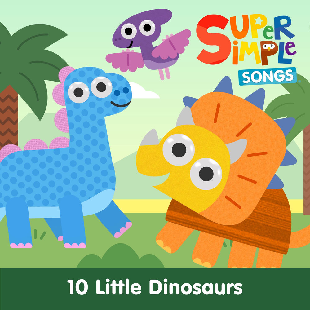 Okładka: 10 Little Dinosaurs