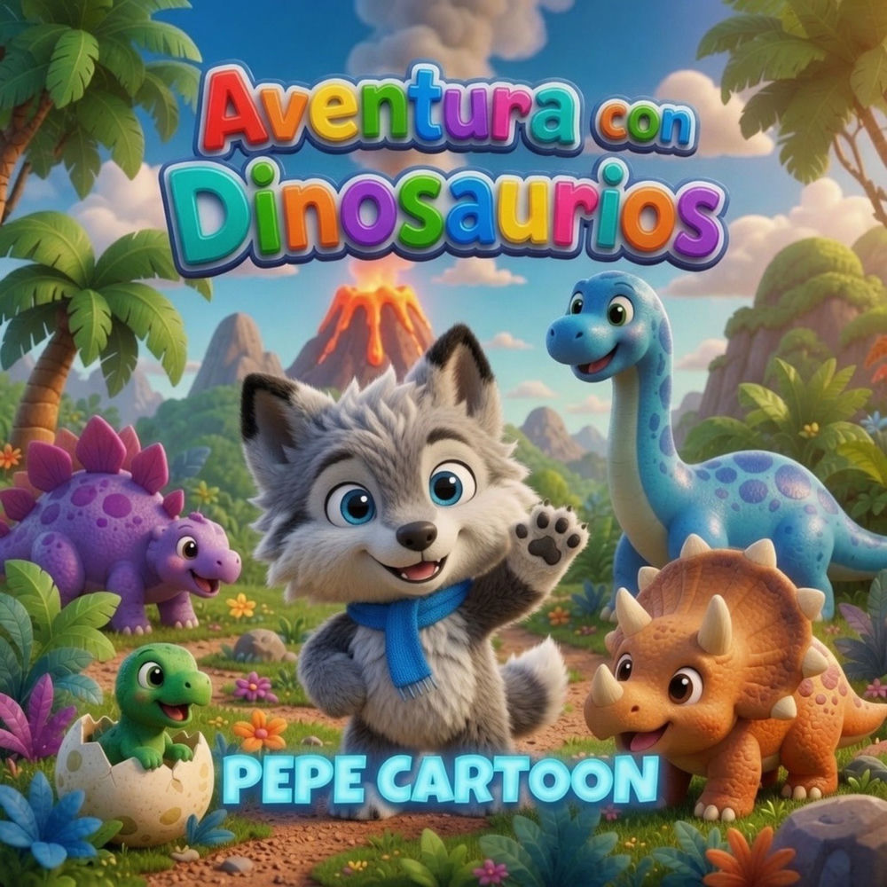 Okładka: Aventura Con Dinosaurios