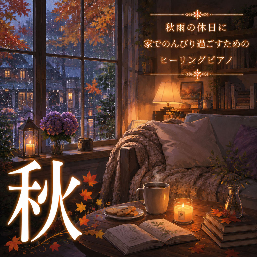 Okładka: Healing Piano for a Relaxing Rainy Autumn Day at Home