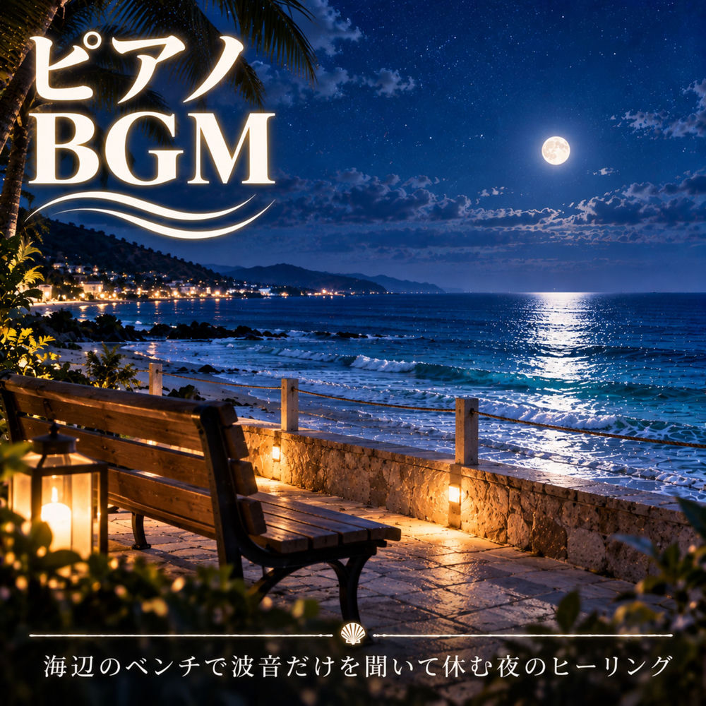 Okładka: Night Healing with Waves from a Seaside Bench
