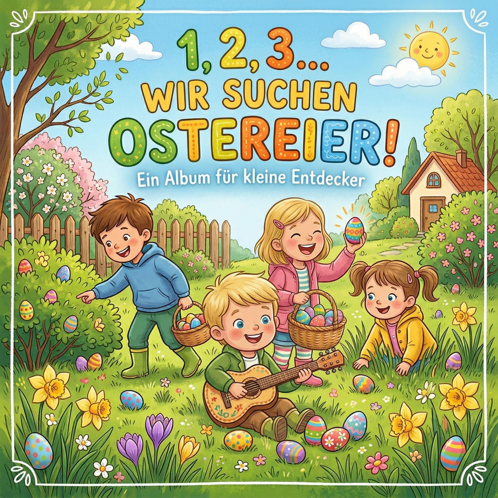 Okładka: 1, 2, 3... Wir suchen Ostereier!